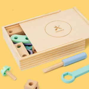 Wooden Toolbox Toy Set