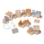 Wooden Number Toy Train Set