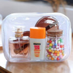 4pc Clear PVC Zippered Toiletry Bag Set