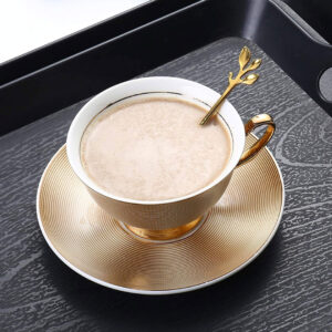 Textured Serving Tray - Black & White