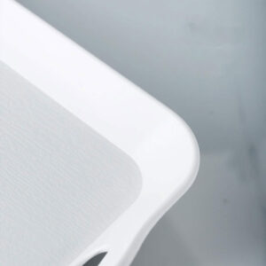 Textured Serving Tray - Black & White