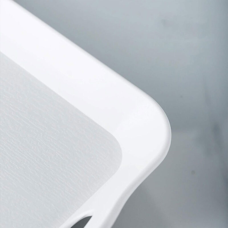 Textured Serving Tray - Black & White