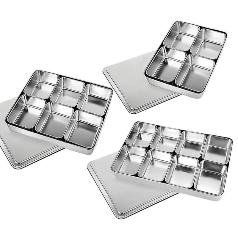 Commercial S/Steel Seasoning Box with Lid