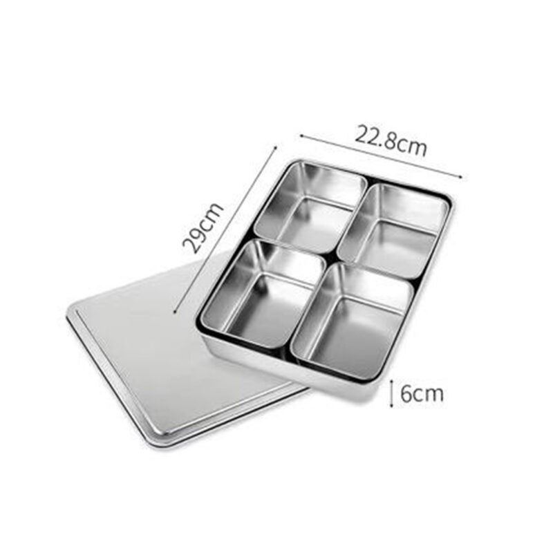 Commercial S/Steel Seasoning Box with Lid