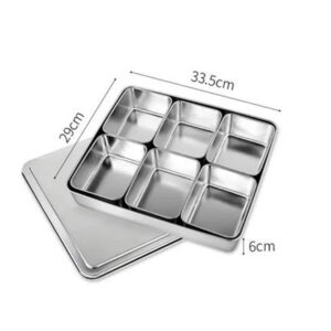 Commercial S/Steel Seasoning Box with Lid