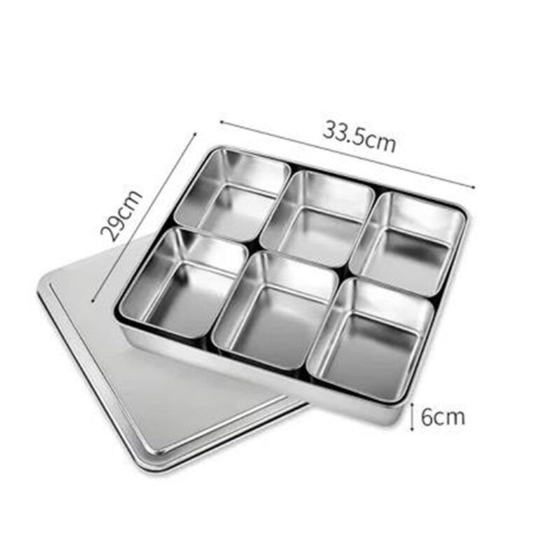 Commercial S/Steel Seasoning Box with Lid