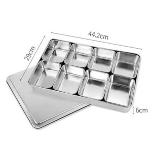 Commercial S/Steel Seasoning Box with Lid