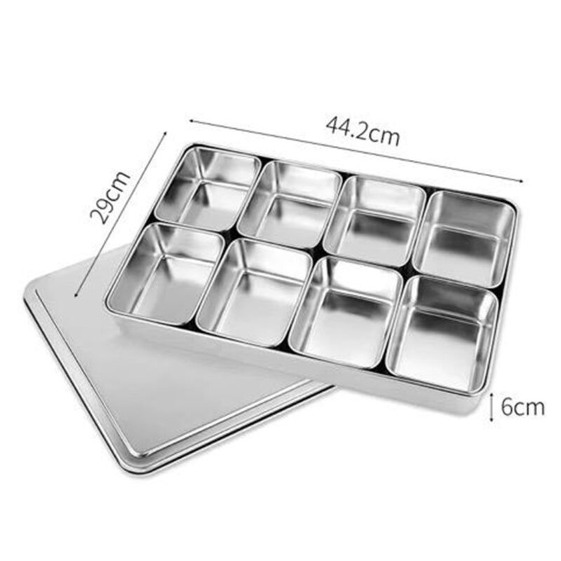 Commercial S/Steel Seasoning Box with Lid
