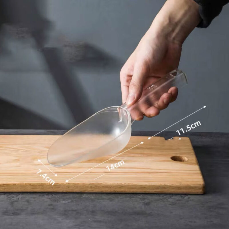 Clear Polycarbonate Food Scoops