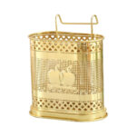 Golden Metal Cutlery Holder – Vintage-Style