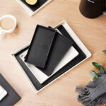 Modern Wood-Effect Serving Trays – Black & White