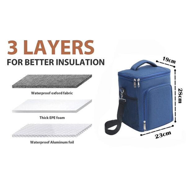 Large Insulated Lunch Bag