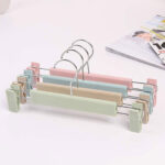 Adjustable Trouser or Pant Hanger with Clips