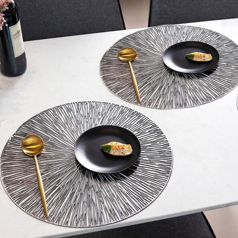 38cm Round Decorative PVC Placemats