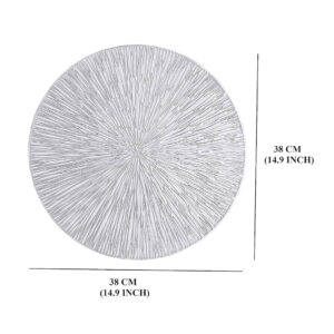 38cm Round Decorative PVC Placemats