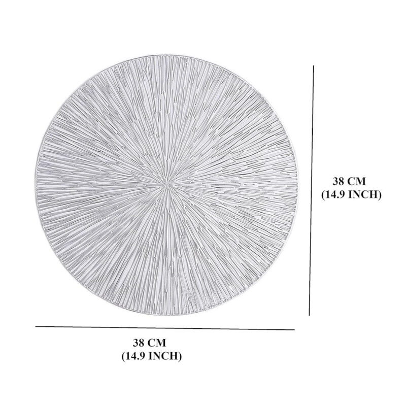 38cm Round Decorative PVC Placemats