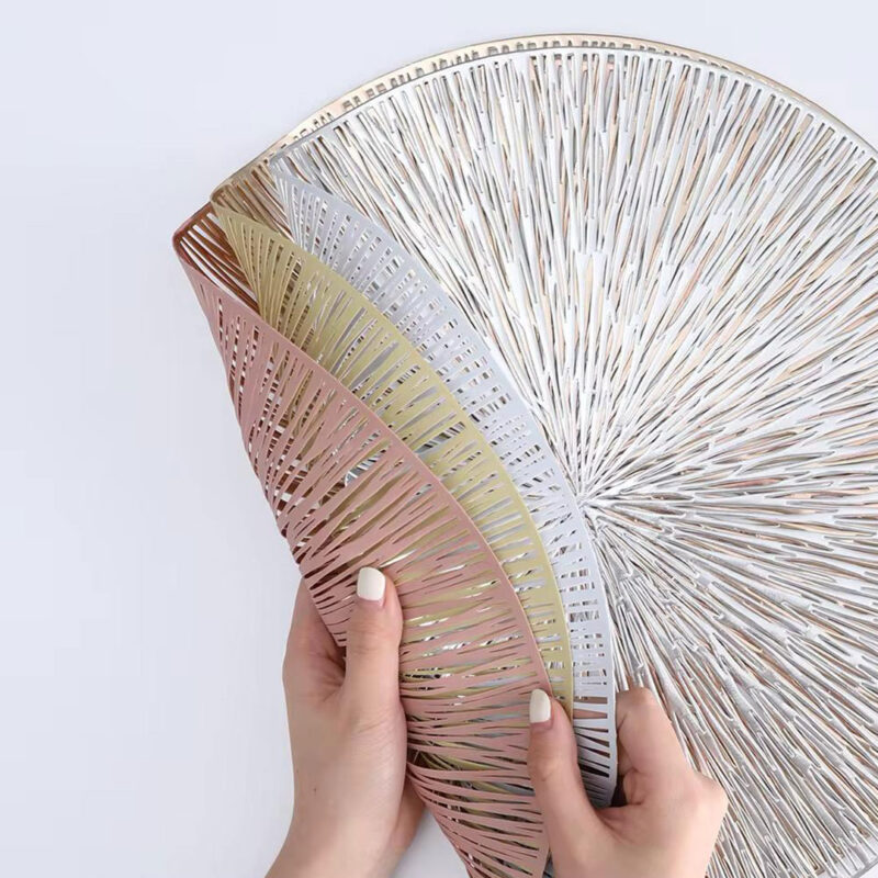38cm Round Decorative PVC Placemats