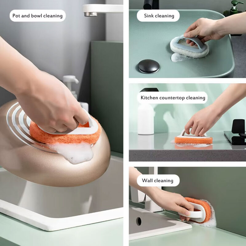 Multi-Surface Scrubber with Handle