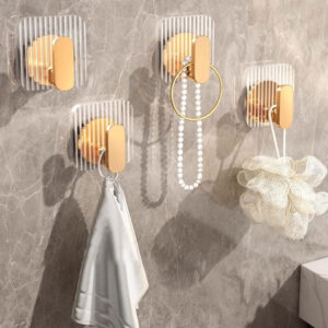Self-Adhesive Golden Wall Hook – 5.7x5.7cm
