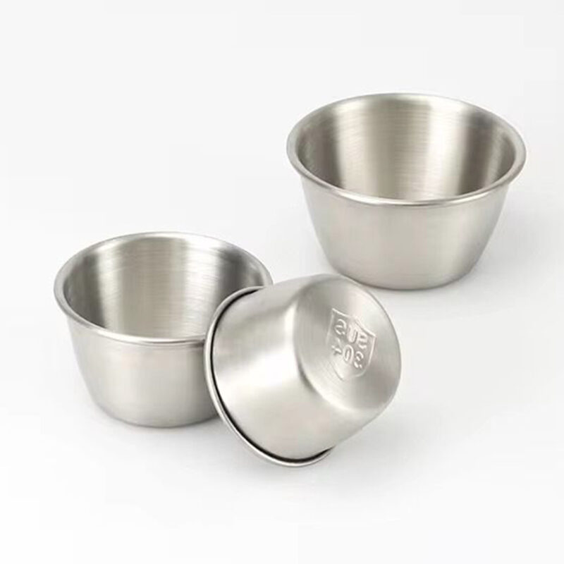 5, 6, 7cm - Stainless Steel Sauce Bowls