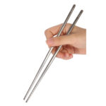 23cm Reusable S/Steel Chopsticks
