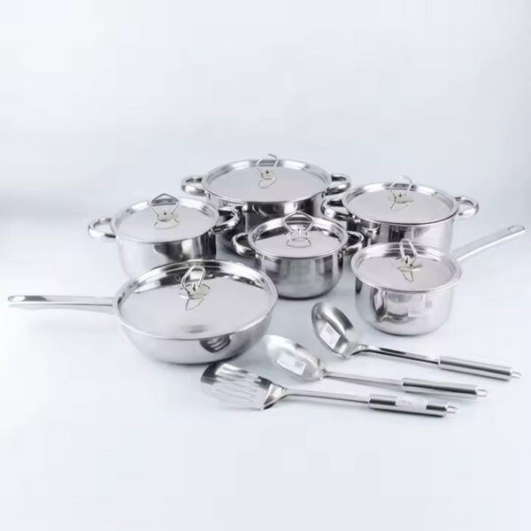 15pc Stainless Steel Cookware Set