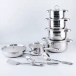 15pc Stainless Steel Cookware Set
