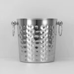 3.5L / 5.2L / 7.3L Hammered S/Steel Ice Bucket