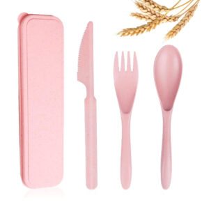 wheat-straw-cutlery-set-4 Wheat Straw Travel Cutlery Set – Reusable & Eco-Friendly