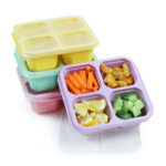 4 Compartment Snack Box – Wheat Straw Plastic