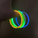 6pc Fluorescent Glow Stick Bracelet Set