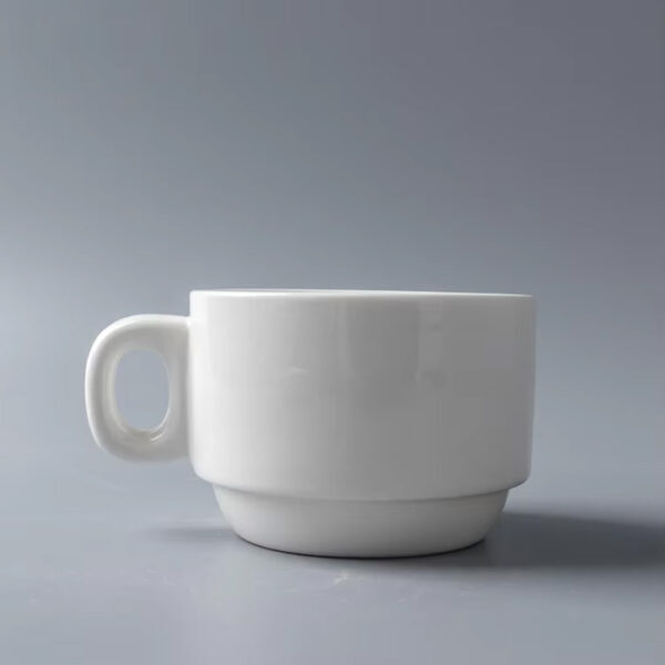 100 & 200ml Durable Porcelain Cup & Saucer