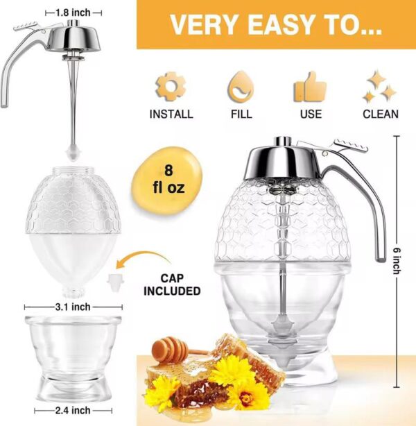240ml Honey Dispenser with Trigger Handle