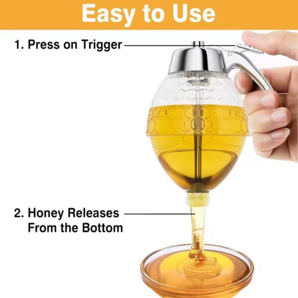 240ml Honey Dispenser with Trigger Handle