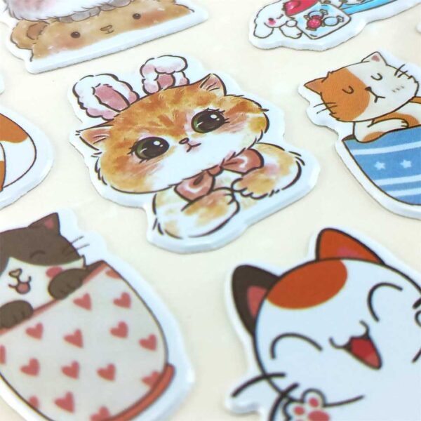 3D Puffy Stickers – Cute & Colourful Designs for Kids (Per Sheet)