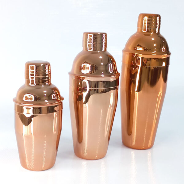 Rose Gold Cocktail Shaker