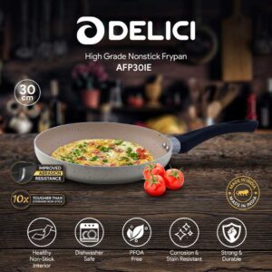 30cm Delici Ivory Nonstick Frying Pan