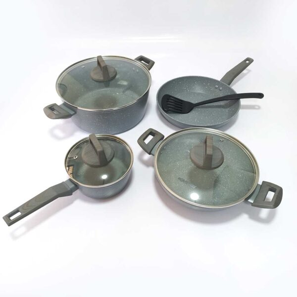 8pc Homeway Nonstick Marble Cookware Set