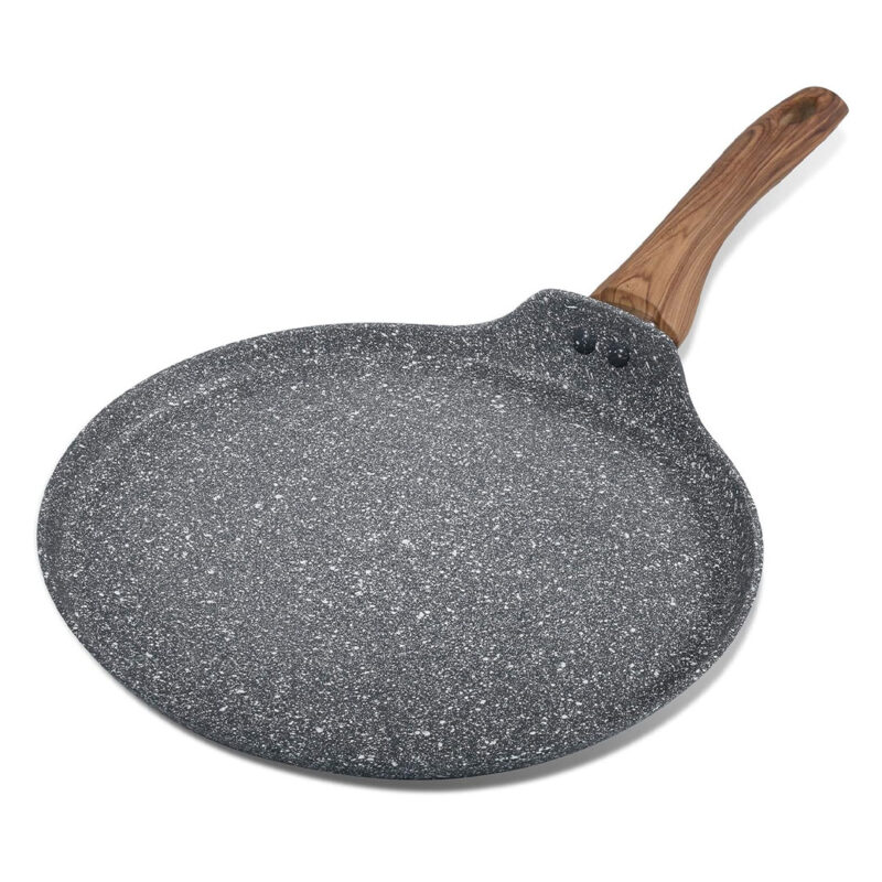 Marble-Coated-Flat-Pan-28cm-HW3420-Homeway-1 28cm Homeway Marble Nonstick Flat Pan