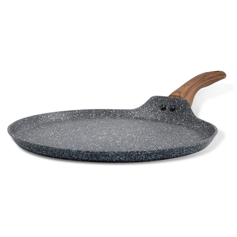 Marble-Coated-Flat-Pan-28cm-HW3420-Homeway-2 28cm Homeway Marble Nonstick Flat Pan
