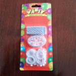 Birthday Candle Set with Numbers (0-9)