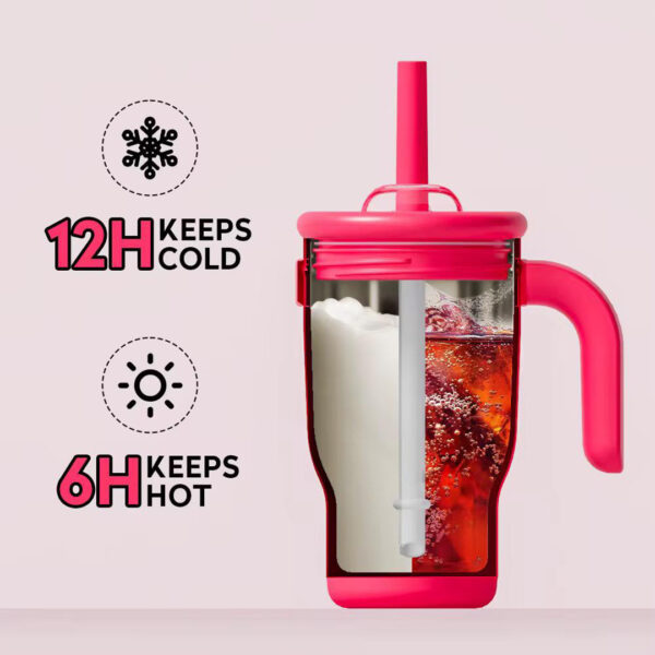 420ml Coldee Spill-Proof Insulated Kids Tumbler with Straw