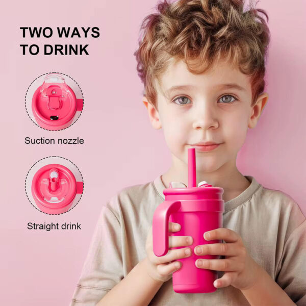 420ml Coldee Spill-Proof Insulated Kids Tumbler with Straw