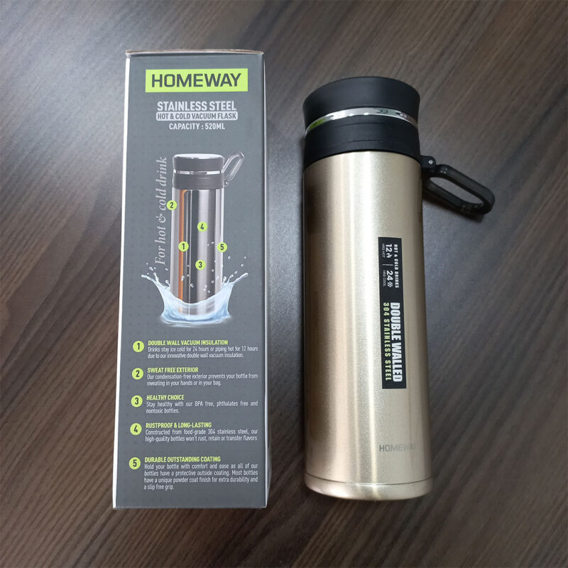 homeway-520ml-vacuum-flask-1 520ml Homeway Stainless Steel Vacuum Flask