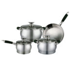 7pc Homeway Stainless Steel Cookware Set