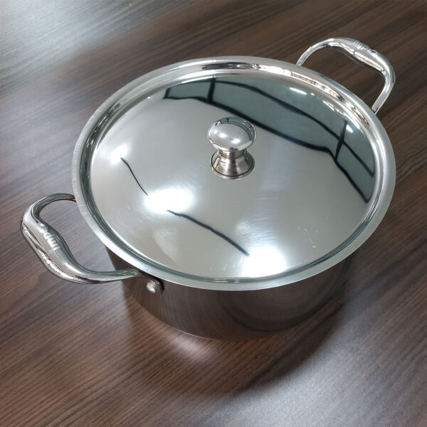 Impex 8pc Tri-Ply Stainless Steel Pot Set - Premium Quality