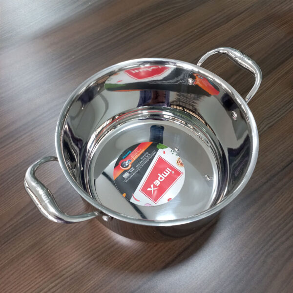 Impex 8pc Tri-Ply Stainless Steel Pot Set - Premium Quality