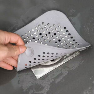 14x14cm Silicone Sink Strainer with Suction