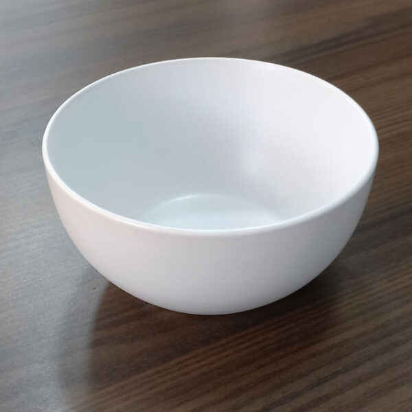 16pc Matte White Ceramic Dinner Set