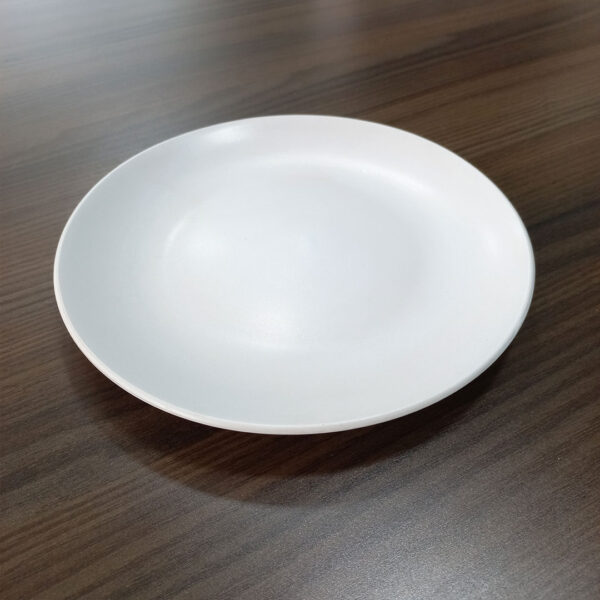 16pc Matte White Ceramic Dinner Set